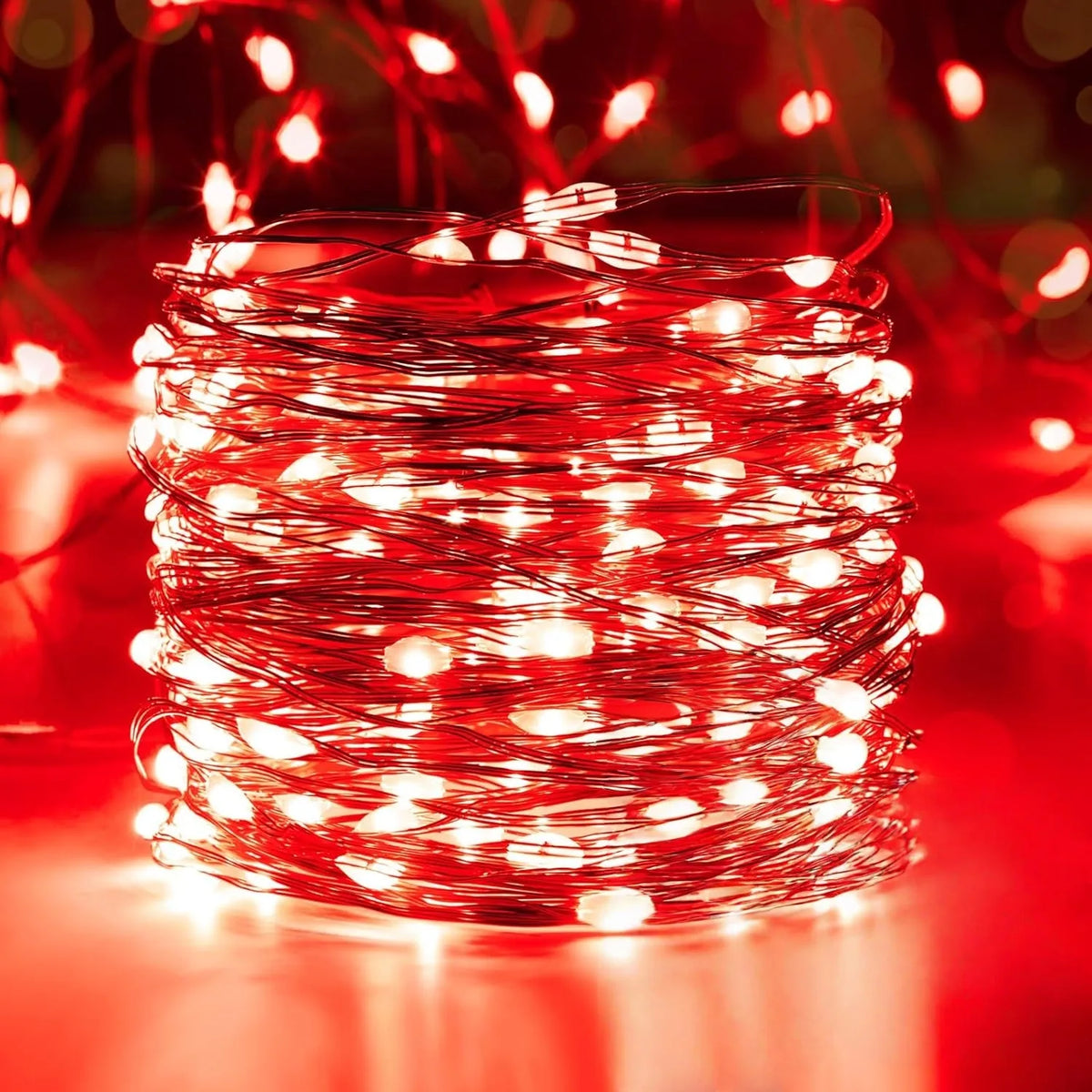 Battery Powered 10/20/30/50/100LEDs String Lights Copper Wire Light for Holiday Lighting Camping Flower Wedding Christmas Decor