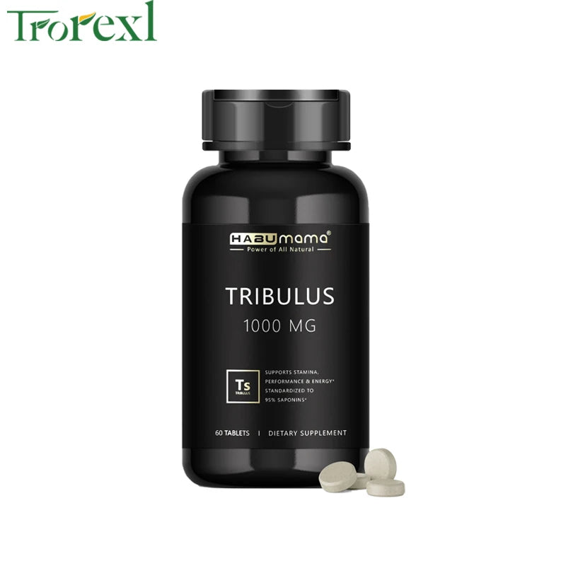 High Purity Tribulus Terrestris Pills, Male Enhancing Supplement,Boosts Energy ,Stamina & Fast Acting 60 tablets