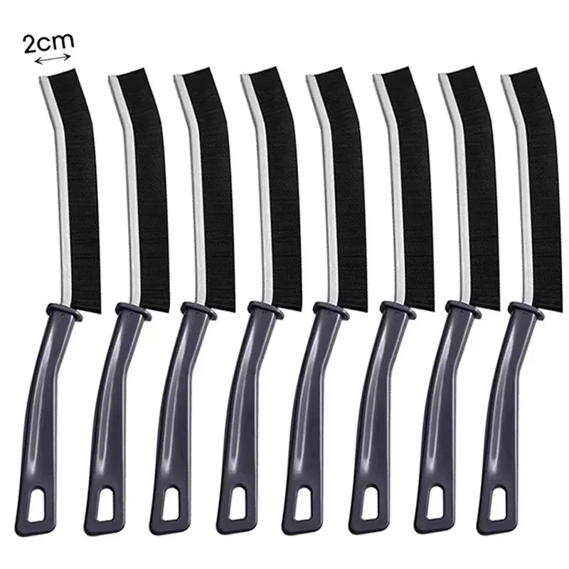 Bathroom Kitchen Gap Cleaning Brush Durable Grout Hard Bristle Long Handle Cleaner Brush for Tile Gaps Window Frames Door Track