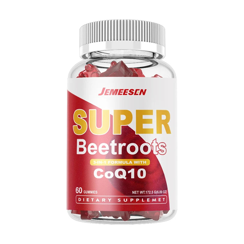 Healthy Heart Supplement - with Beet Root Powder,Grape Seed Extract,Coenzyme Q10 - Blood Flow and Heart Health