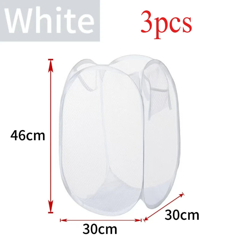 Household Dirty Clothes Basket Foldable Storage Basket University Dormitory Living Room Storage Bucket Laundry Bag