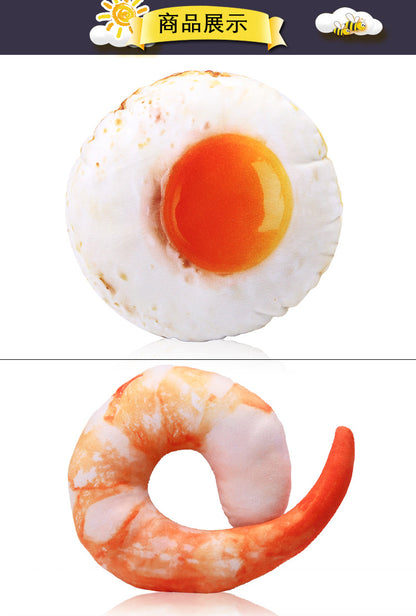 Digital Dog Manufacturer Direct Sales Dog Toys Cat Sound Toys Banana Carrot Chicken Leg Pet Cat Plush Shrimp Toys Cute