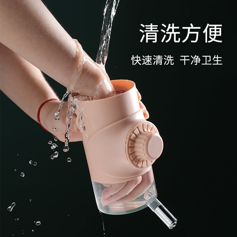 Dog Automatic Water Drinker Dog Cage Hanging Water Bottle Pet Automatic Water Feeder Ball Lick Water Feeder