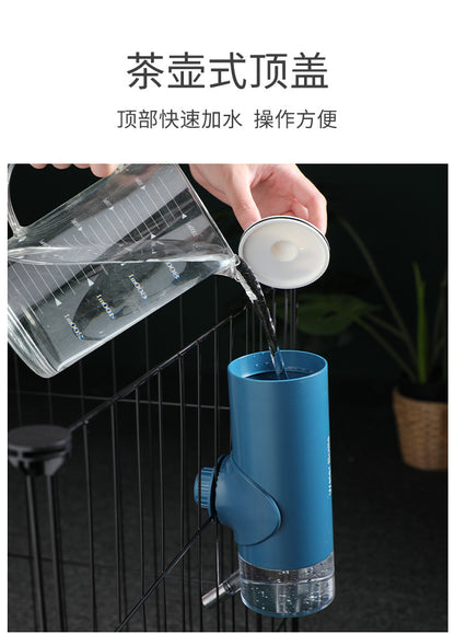 Dog Automatic Water Drinker Dog Cage Hanging Water Bottle Pet Automatic Water Feeder Ball Lick Water Feeder