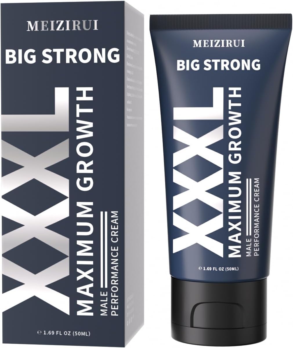 XXXL Extra Strength Massage Enlargement Gel for Man – Men's Power Massage Cream with Natural Oil for Increase Size, Huge Thickness, Strength and Prolonged Performance (Big Strong)