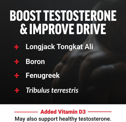 Force Factor Test X180 Gummies, Testosterone Booster Supplement for Men | with Tongkat Ali, Horny Goat Weed, Tribulus Terrestris, Fenugreek, & Black Maca, Berry Punch, 60 Gummies