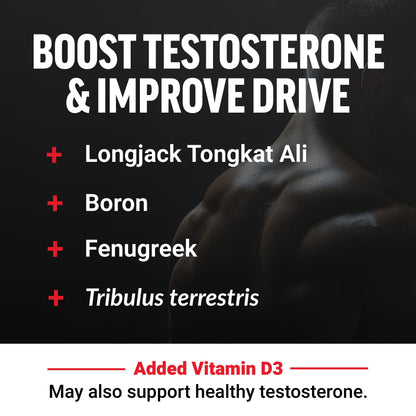 Force Factor Test X180 Gummies, Testosterone Booster Supplement for Men | with Tongkat Ali, Horny Goat Weed, Tribulus Terrestris, Fenugreek, & Black Maca, Berry Punch, 60 Gummies