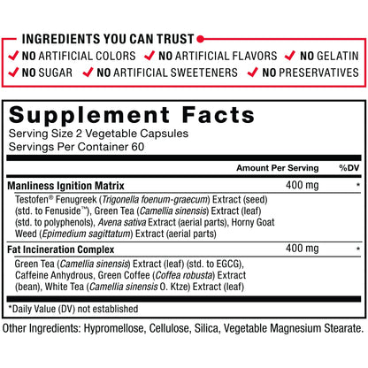 Force Factor Test X180 Gummies, Testosterone Booster Supplement for Men | with Tongkat Ali, Horny Goat Weed, Tribulus Terrestris, Fenugreek, & Black Maca, Berry Punch, 60 Gummies