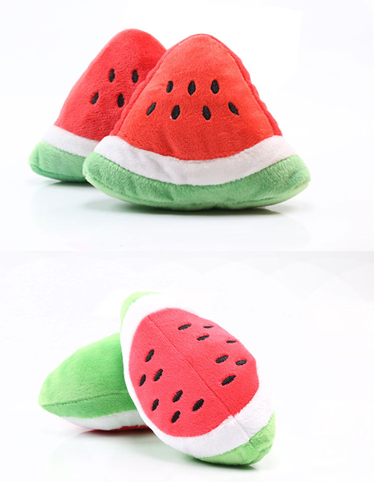 Digital Dog Manufacturer Direct Sales Dog Toys Cat Sound Toys Banana Carrot Chicken Leg Pet Cat Plush Shrimp Toys Cute