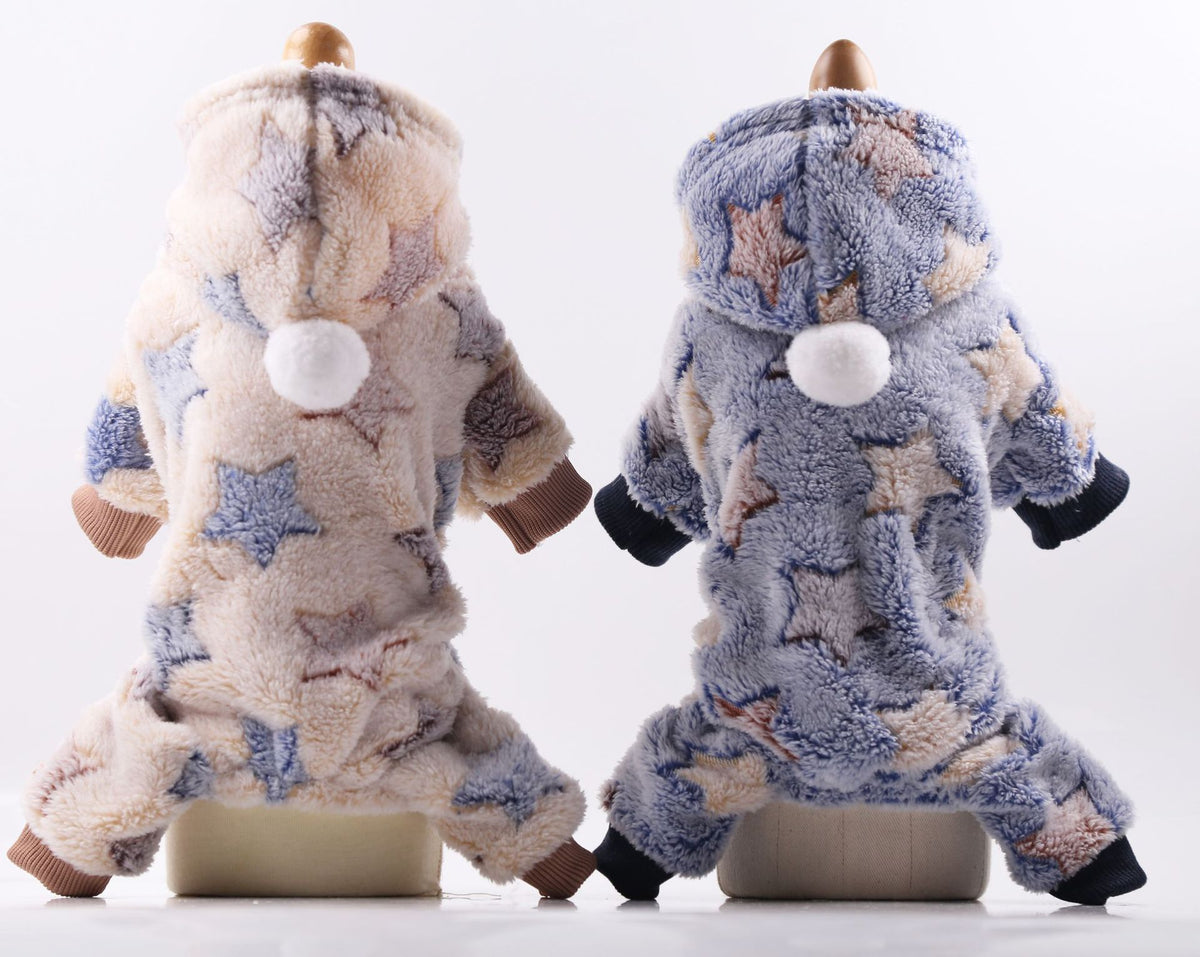 Cross-Border Pet Dog Clothes, Cat Autumn and Winter Four-Legged Cotton Coat, Cartoon Transformation Clothing, Cat Clothing, Dog Clothing Supplies
