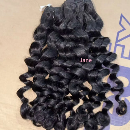 100% Human Hair Body Natural Wave Double Weft Raw Indian Hair Bundles Cuticles Aligned Cambodian Straight Bundles for Women