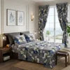 US Warehouse Stock,8-Piece Printed Bed Set,Full Sizes,Elegant Floral Print,Soft Fabric,Year-Round Cozy Comfort Bedroom Bed Linen