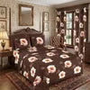US Warehouse Stock,8-Piece Printed Bed Set,Full Sizes,Elegant Floral Print,Soft Fabric,Year-Round Cozy Comfort Bedroom Bed Linen