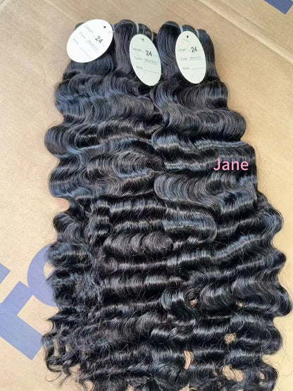 100% Human Hair Body Natural Wave Double Weft Raw Indian Hair Bundles Cuticles Aligned Cambodian Straight Bundles for Women