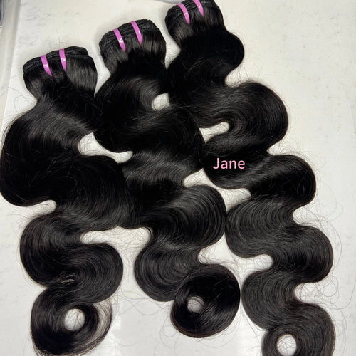100% Human Hair Body Natural Wave Double Weft Raw Indian Hair Bundles Cuticles Aligned Cambodian Straight Bundles for Women