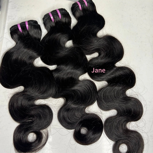 100% Human Hair Body Natural Wave Double Weft Raw Indian Hair Bundles Cuticles Aligned Cambodian Straight Bundles for Women