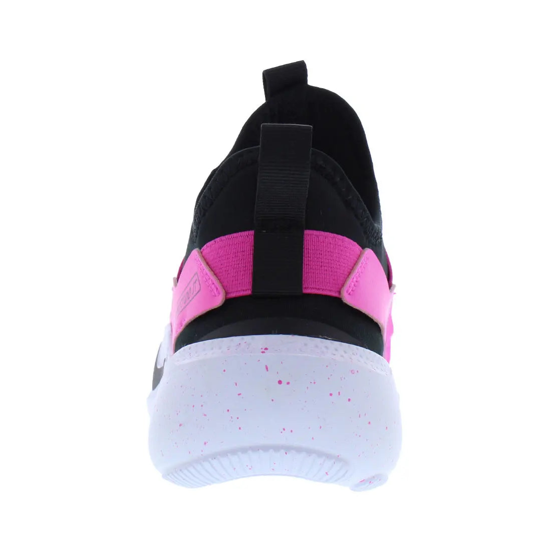 For Flex Runner 4 GS Girls Shoes Breathable Slip-On Solid Laser Fuchsia Black White Walking Style