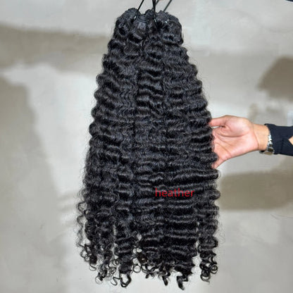 Fast Shipping Raw Virgin Human Hair Bundle 100% Brazilian Remy Human Hair Extension Camobodian Hair Natural Wave Indian Curly