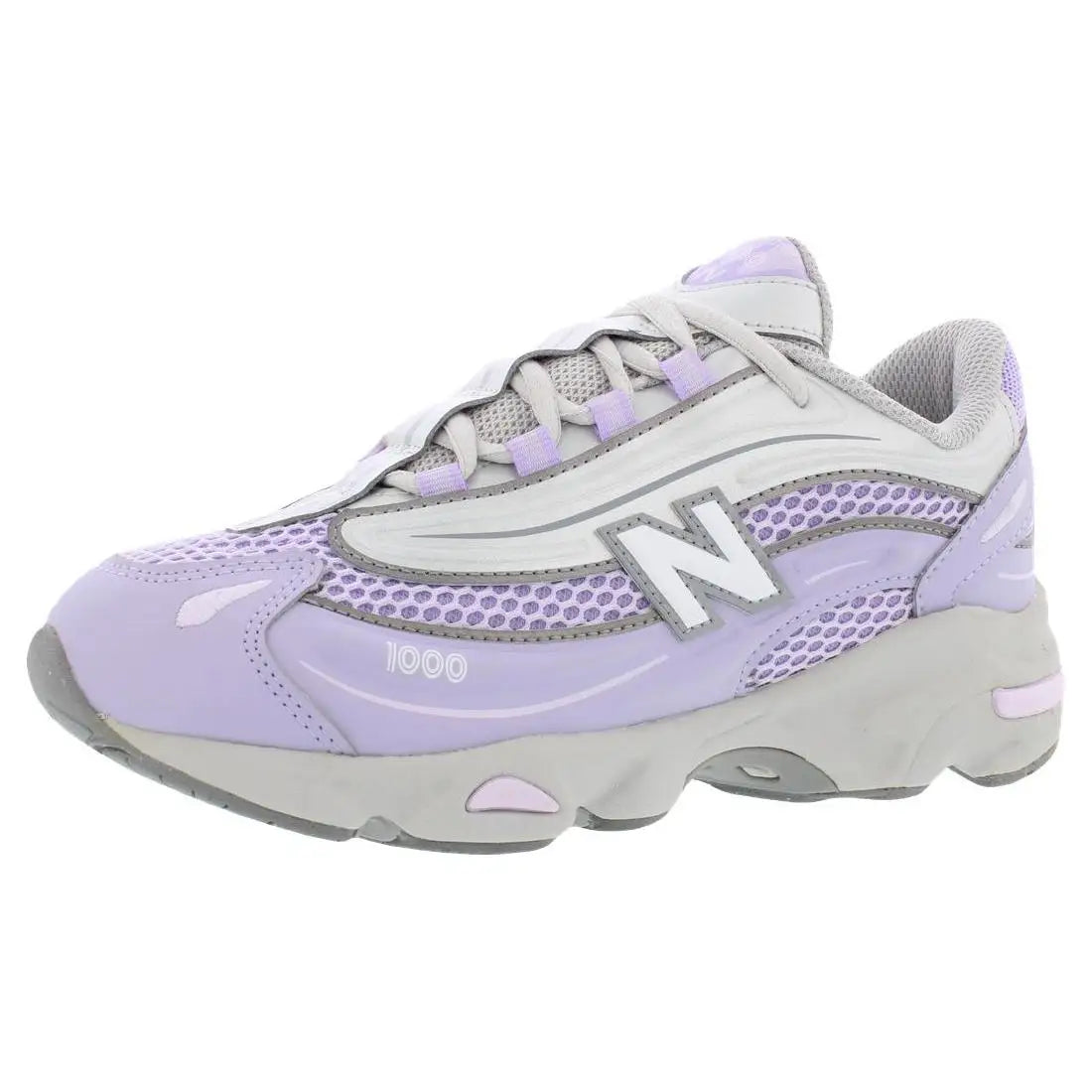 New Balance 1000 Gs Girls Shoes Purple Grey Walking Style