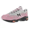 For 1000 GS Girls Shoes Pink Grey Mesh Running Sneakers Lace-Up Closure Cushioning PHYLON Midsole Rubber Outsole