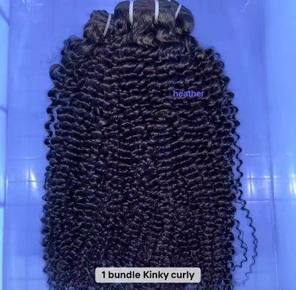 Fast Shipping Raw Virgin Human Hair Bundle 100% Brazilian Remy Human Hair Extension Camobodian Hair Natural Wave Indian Curly