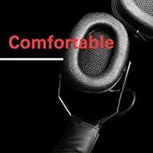 ZOHAN Electronic Headphone 5.0 Bluetooth Earmuffs Hearing Protection Headphones for Music Safety Noise Reduction Charging