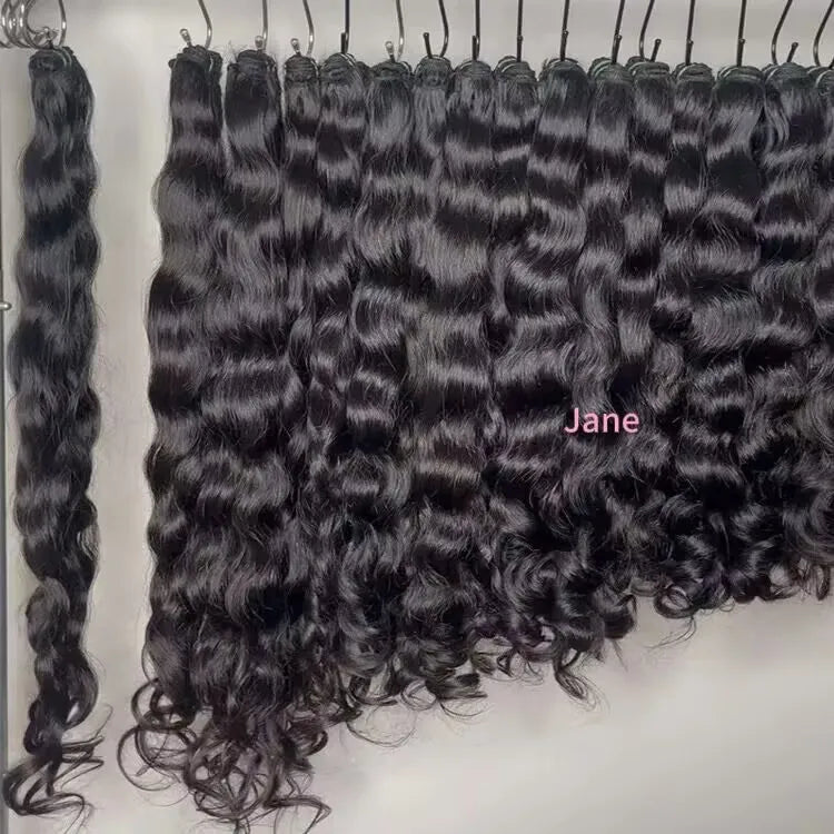 100% Human Hair Body Natural Wave Double Weft Raw Indian Hair Bundles Cuticles Aligned Cambodian Straight Bundles for Women