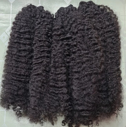 Fast Shipping Raw Virgin Human Hair Bundle 100% Brazilian Remy Human Hair Extension Camobodian Hair Natural Wave Indian Curly