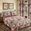 US Warehouse Stock,8-Piece Printed Bed Set,Full Sizes,Elegant Floral Print,Soft Fabric,Year-Round Cozy Comfort Bedroom Bed Linen