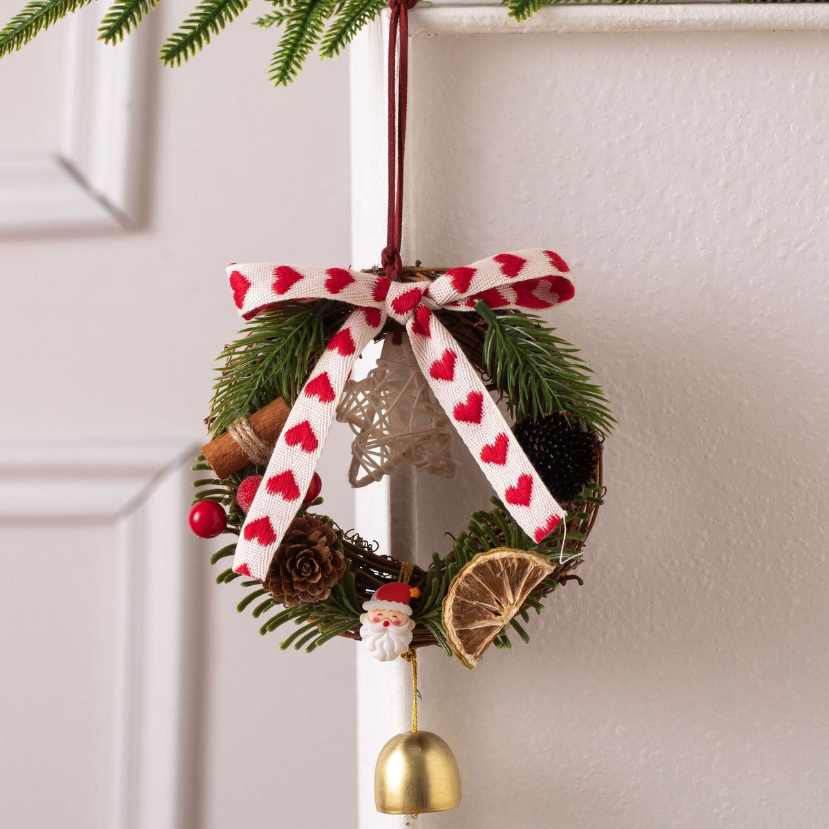 2026 New Christmas Decorations Christmas Bell Garland Pendant Christmas Tree Decorations Atmosphere Scene Hangings