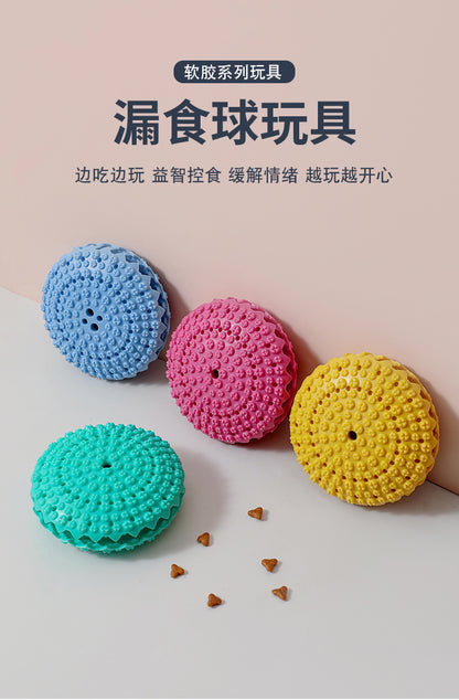Dog Leakage Food Toy Educational Leakage Ball Tumbler Keki Golden Hair Small Dog Training Snacks Hidden Food Wholesale
