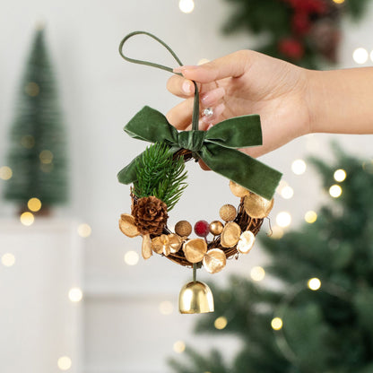 2026 New Christmas Decorations Christmas Bell Garland Pendant Christmas Tree Decorations Atmosphere Scene Hangings