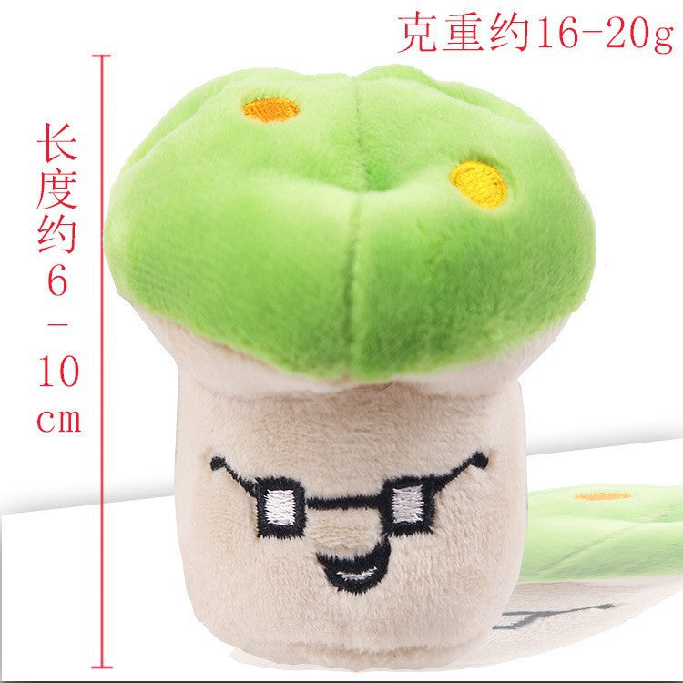 Pink Mushroom Green Mushroom Plush Sound Pet Dog Cat Toy Wholesale Dog Supplies Cat Relief