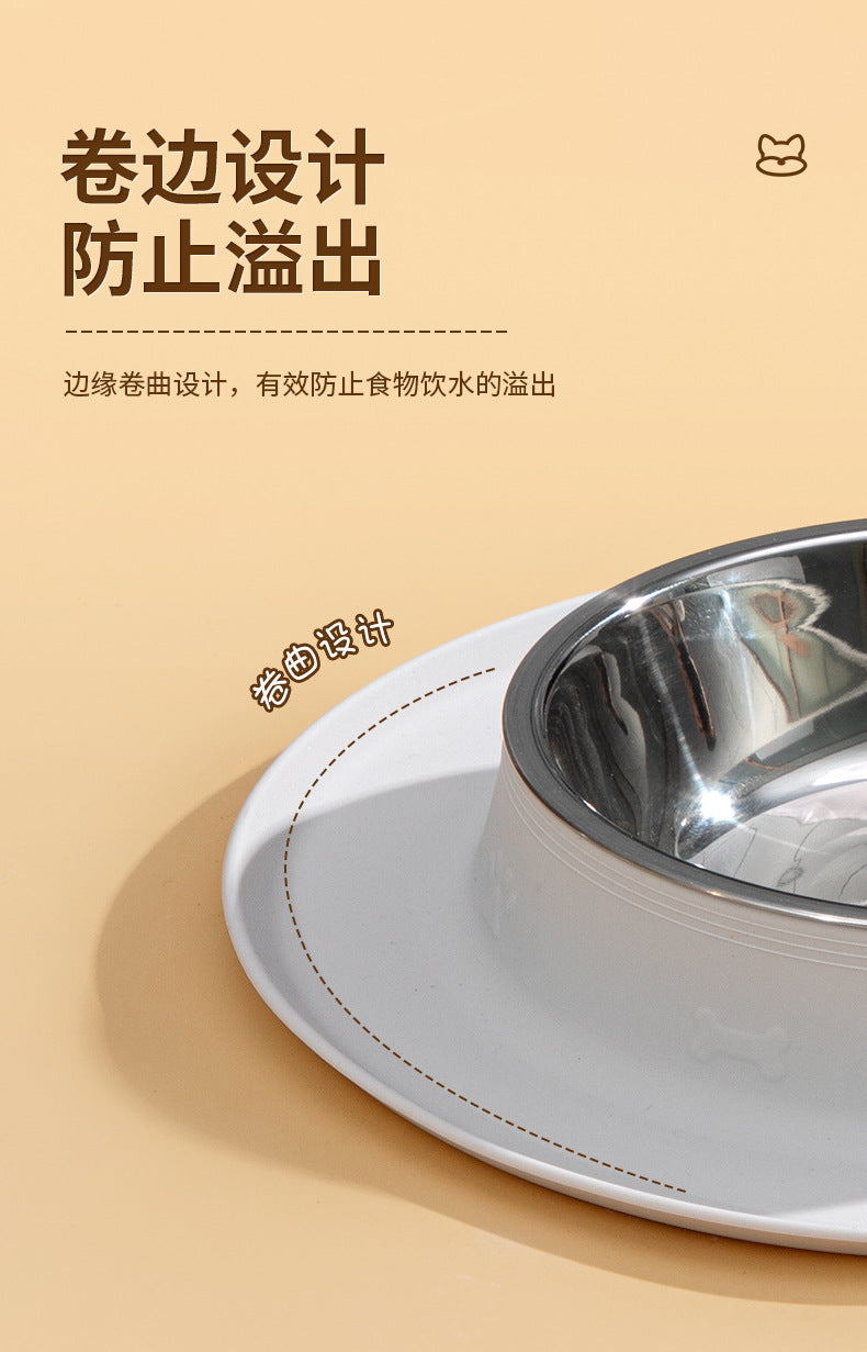 Silicone Pet Dog Bowl Placemat Cat and Dog Eating Non-Slip Anti-Splash Food Plate Mat Cat Bowl Dog Bowl Waterproof Tray