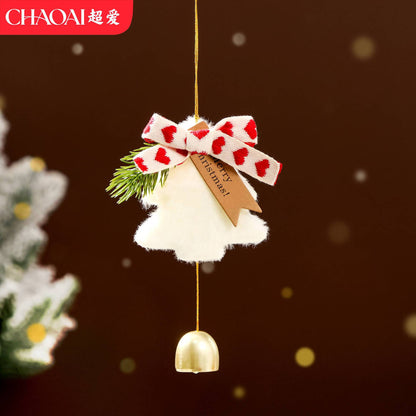 2026 New Christmas Decorations Christmas Bell Garland Pendant Christmas Tree Decorations Atmosphere Scene Hangings
