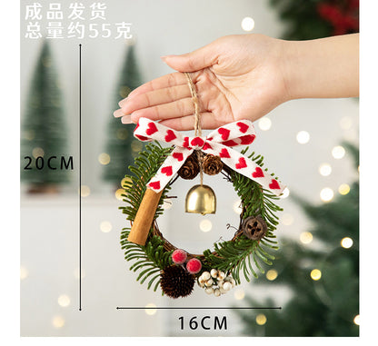 2026 New Christmas Decorations Christmas Bell Garland Pendant Christmas Tree Decorations Atmosphere Scene Hangings