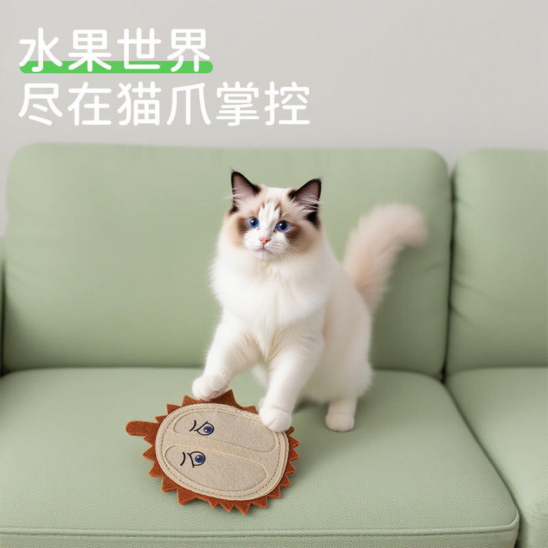 Felt Cat Toy Self-Pleasure Cat Stick Contains Insect Galls, Small Bells, Cat Toys, Teething and Chewing Toys
