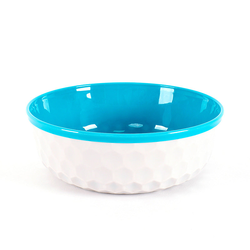 Thickened Pet Bowl, Easy to Clean, Large Dog Bowl, Two-Color Pet Food Set, Pp Material, Anti-Knock Over, Double Bowl for Dogs and Cats