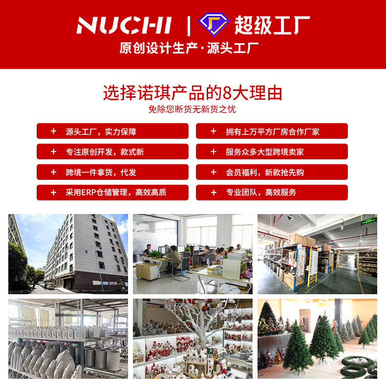 NUCHI cross-border Christmas decorations Christmas ball flocking ball Christmas ball Christmas ball Christmas tree decoration pendant