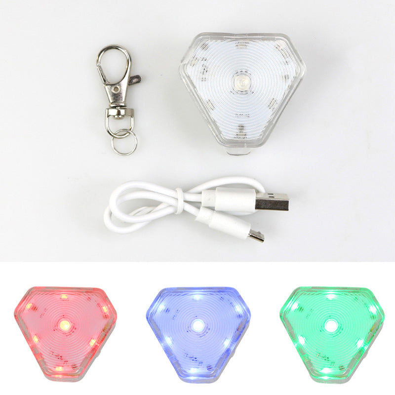 Pet dog walking light night out anti-lost light long endurance waterproof rainproof 9 modes adjustable pet light