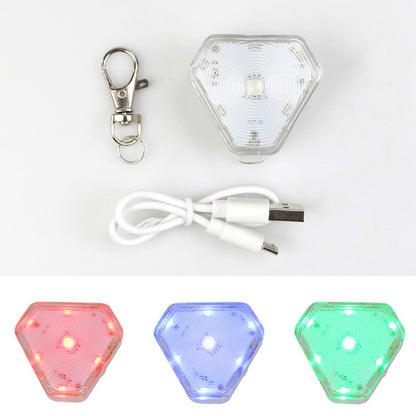 Pet dog walking light night out anti-lost light long endurance waterproof rainproof 9 modes adjustable pet light