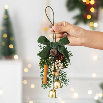 2026 New Christmas Decorations Christmas Bell Garland Pendant Christmas Tree Decorations Atmosphere Scene Hangings