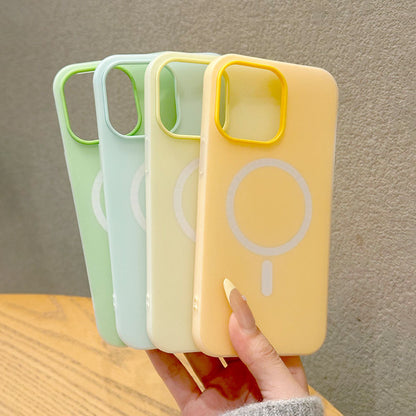 Suitable for Apple 18Promax Jelly Magnetic Phone Case Two-In-One Iphone16 Xiaomi 17 Huawei Protective Case