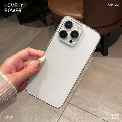 Highly Transparent Material Suitable for Apple 17Promax Transparent Mobile Phone Case Iphone16 Fine Hole Anti-Fall Protective Cover 15