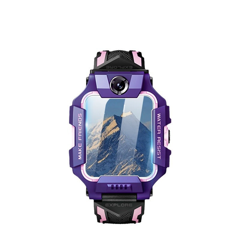 Suitable for little genius D2/Q1A children's watch screen film D3 HD scratch-resistant protective film explosion-proof tempered film Z8