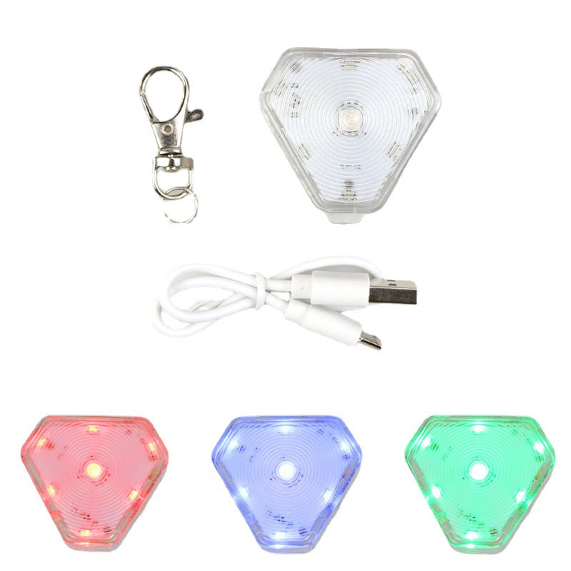 Pet dog walking light night out anti-lost light long endurance waterproof rainproof 9 modes adjustable pet light