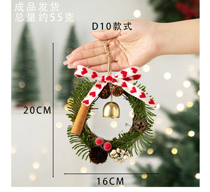 2026 New Christmas Decorations Christmas Bell Garland Pendant Christmas Tree Decorations Atmosphere Scene Hangings