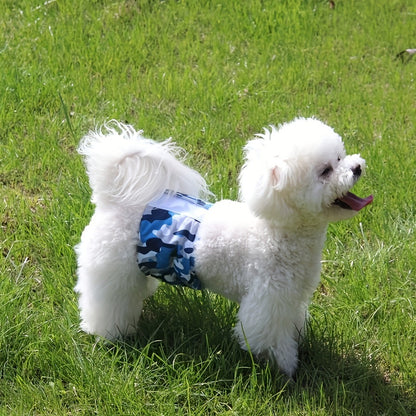 Pet Physiological Diapers, Cloth Diapers for Dogs, Sanitary Pants for Male Dogs, Washable Pee Pads for Small Dogs, Pet Clothing