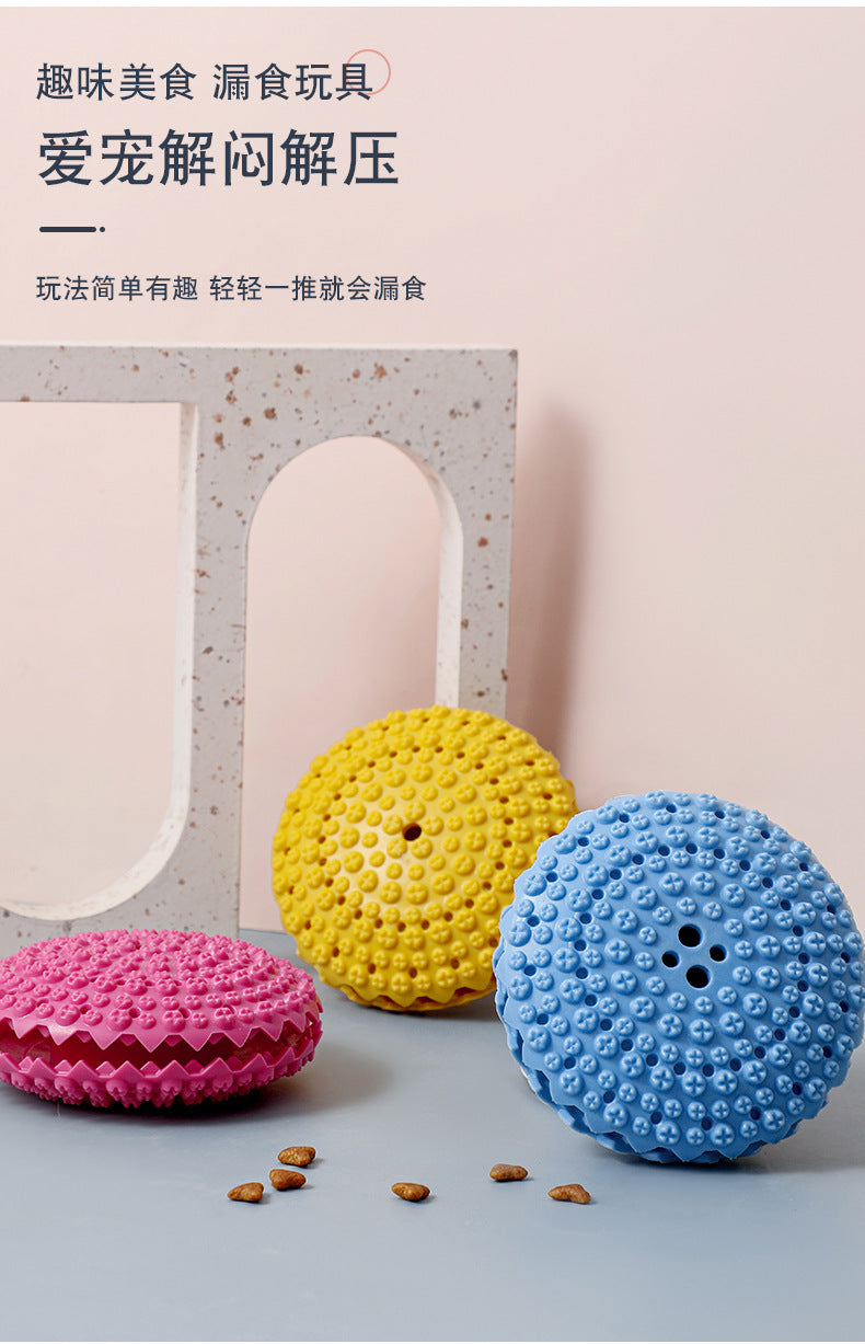 Dog Leakage Food Toy Educational Leakage Ball Tumbler Keki Golden Hair Small Dog Training Snacks Hidden Food Wholesale