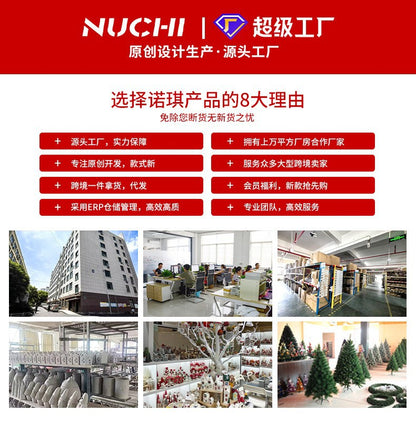 Nuchi Cross-Border Retro Resin Christmas Tree Ornaments Christmas Decoration Wreath Hanging Decorations Christmas Decoration Gifts